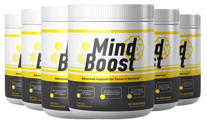 Mind Boost™ Cognitive Support Supplement Bottle